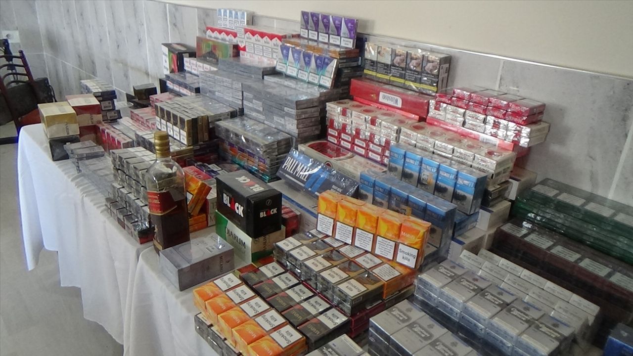 Karapınar’da 2 bin 763 paket kaçak sigara yakalandı