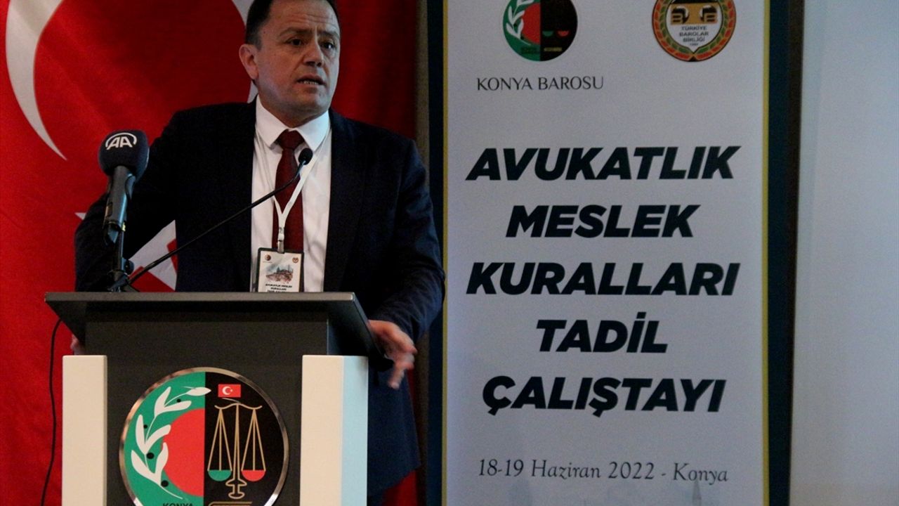 Konya'da 33 baronun katılımıyla Avukatlık Meslek Kuralları Tadil Çalıştayı düzenlendi