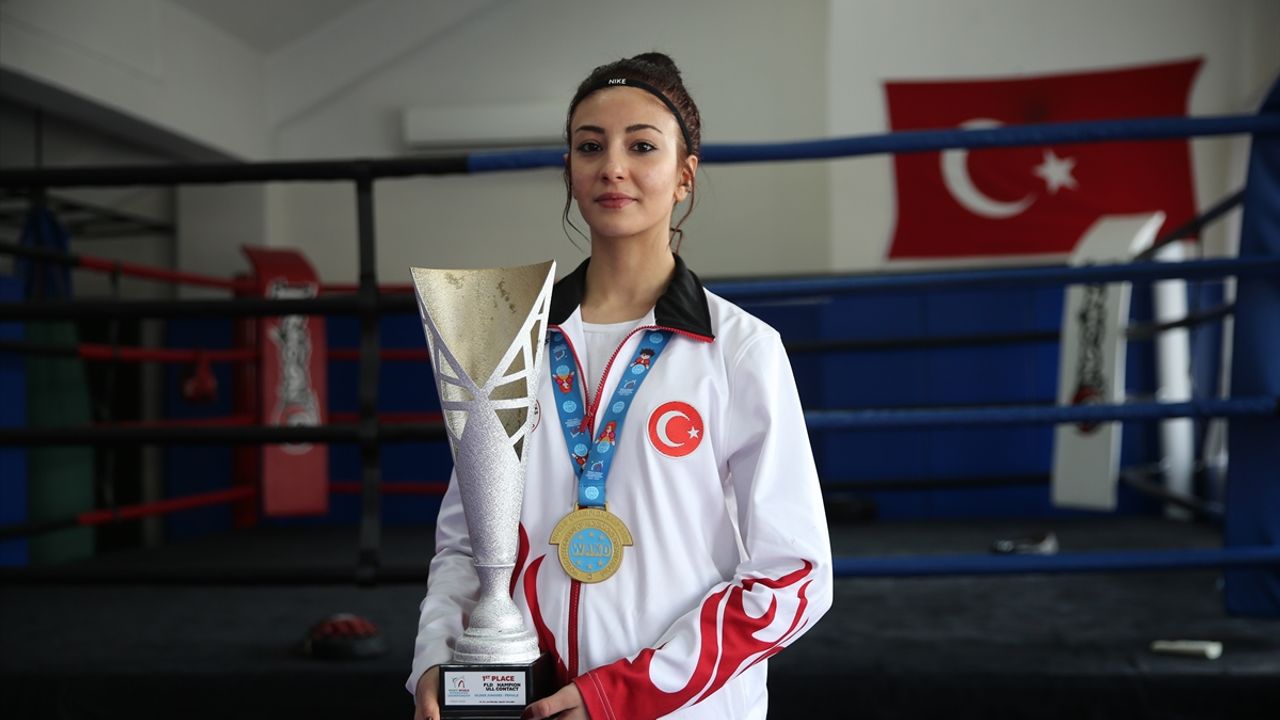 Şampiyonluğa uzanan yolda milli kick boksçuyu hastalığı bile yıldıramadı
