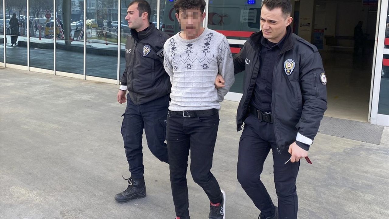 Konya'da kaçan şüpheliyi yakalamaya çalışan polisin bacağı kırıldı