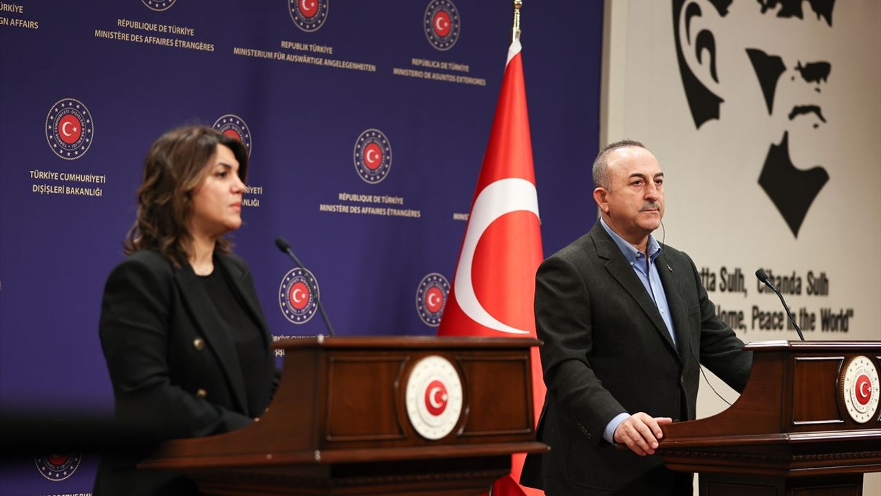Çavuşoğlu, Libyalı mevkidaşı Menguş ile ortak basın toplantısında konuştu: