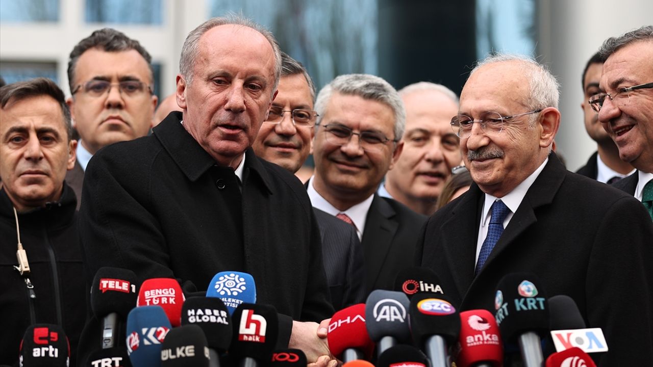 Kılıçdaroğlu ve İnce, Memleket Partisi'ndeki görüşmenin ardından açıklama yaptı