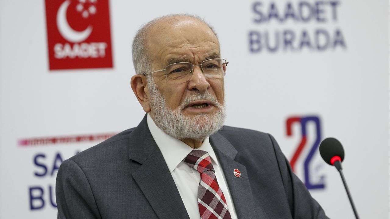 Saadet Partisi Genel Başkanı Karamollaoğlu, basın toplantısı düzenledi: