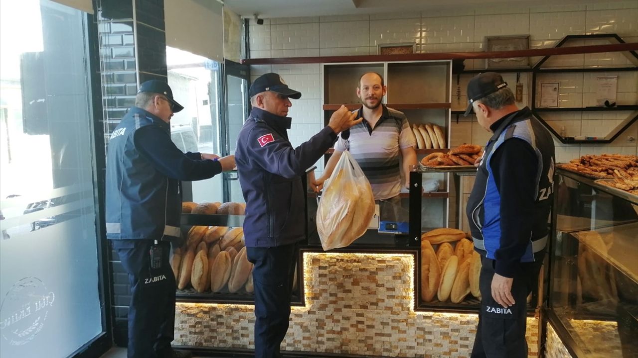 Karapınar'da unlu mamul üretimi yapan iş yerleri denetlendi