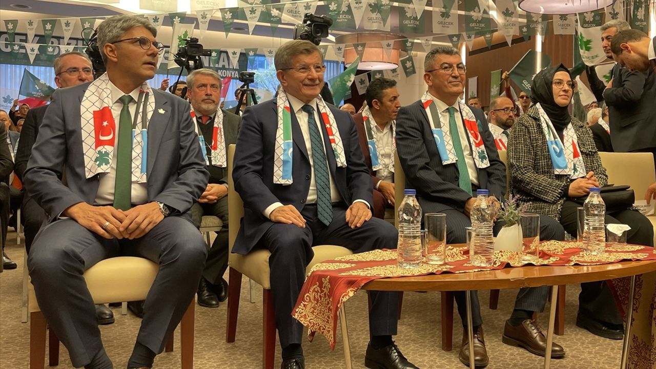 Gelecek Partisi Genel Başkanı Davutoğlu, partisinin Konya il kongresine katıldı