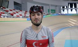 Milli bisikletçi Ramazan Yılmaz, UCI Pist Bisikleti Uluslar Kupası'na hazırlanıyor