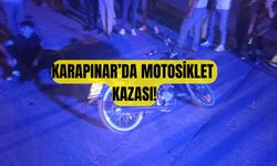 Sandıklı Mahallesi'nde motosiklet ile otomobil çarpıştı: 1 yaralı
