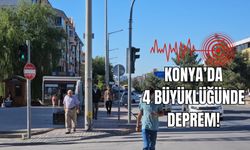 Konya'da 4 büyüklüğünde deprem