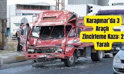Karapınar’da 3 Araçlı Zincirleme Kaza: 2 Yaralı