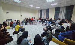Konya’nın Karapınar ilçesinde KYK Sultan Veled Yurdu’nda hasbihal programı