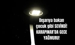 KARAPINAR’DA GECE YAĞAN YAĞMUR UMUT OLDU: “KURAKLIK ENDİŞESİNE BİR NEFES”