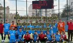 Karapınar futbol tarihinde bir ilk! Karapınar Esnafspor U15’ten Tarihi Şampiyonluk!