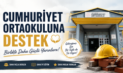 Cumhuriyet Ortaokulu'na destek!
