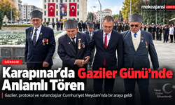 KARAPINAR’DA 19 EYLÜL GAZİLER GÜNÜ: KAHRAMANLARA VEFA, TARİHE SAYGI
