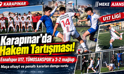 Önce Ofsayt İtirazları, Sonra Tartışmalı Penaltılar! Esnafspor U17, TÜMOSANSPOR'a 3-2 Yenildi