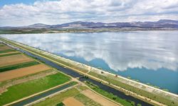 Konya’daki Suğla Gölü yağmur ve kar sularıyla yeniden canlandı