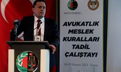 Konya'da 33 baronun katılımıyla Avukatlık Meslek Kuralları Tadil Çalıştayı düzenlendi