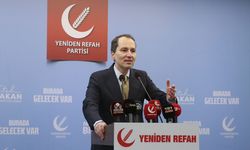 Yeniden Refah Partisi Genel Başkanı Erbakan, basın toplantısı düzenledi: