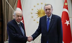 Cumhurbaşkanı Erdoğan, MHP Genel Başkanı Bahçeli ile bir araya geldi