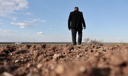 Kuraklığın hakim olduğu Konya Ovası'nda çiftçilerin umudu bahar yağmurlarında