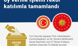 Yurt dışındaki vatandaşların oy verme işlemi rekor katılımla tamamlandı