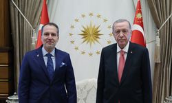 Cumhurbaşkanı Erdoğan, Yeniden Refah Partisi Genel Başkanı Erbakan'ı kabul etti