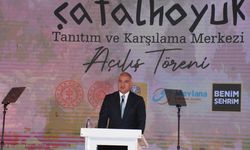 Bakan Ersoy, Konya'da Çatalhöyük Tanıtım ve Karşılama Merkezi açılışında konuştu: