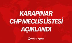 CHP'nin Karapınar Meclis Üyesi Listesi bugün açıklandı