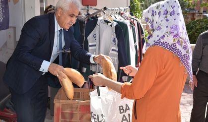 Konyalı muhtar "Gönül Kapısı" ile ihtiyaç sahiplerine ücretsiz alışveriş imkanı sunuyor