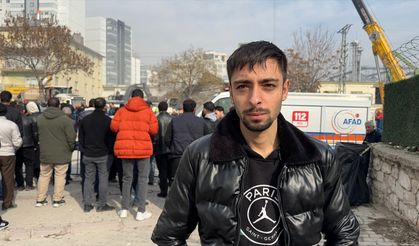 Konya'da yaşadığı binanın çökmesini kaydeden genç, duyarlılığıyla komşularını da kurtarmış