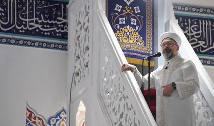 Diyanet İşleri Başkanı Erbaş Konya'da hutbe irat etti: