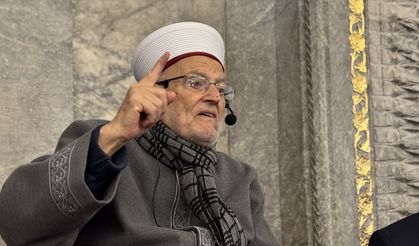 Mescid-i Aksa İmam Hatibi Şeyh İkrime Sabri, Konya'da cuma namazı kıldırdı: