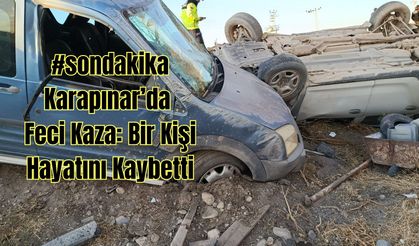 #sondakika Karapınar’da Feci Kaza: Bir Kişi Hayatını Kaybetti