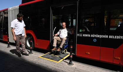 Konya'da otobüs şoförlerine engellileri daha iyi anlamaları için eğitim veriliyor