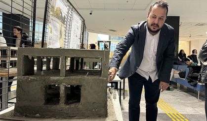 Geleceğin mimarları 6 Şubat depreminde yıkılan binaların minyatürü üzerinden eğitim görüyor