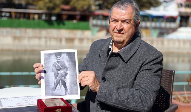 Adını aldığı gazi dedesinin İstiklal Madalyası'nı gururla taşıyacak