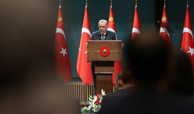 Cumhurbaşkanı Erdoğan, Kabine Toplantısı'nın ardından açıklamalarda bulundu