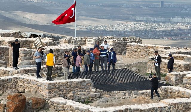Konya'daki 5 bin yıllık kale turizme kazandırılmaya çalışılıyor
