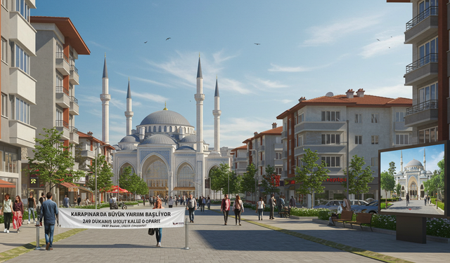 Karapınar’da Büyük Dönüşüm Başlıyor: TOKİ’den 249 Dükkanlı Dev Proje!
