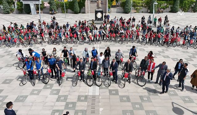 Karapınar’da “Spor İçin Pedalları Çevir” etkinliği düzenlendi