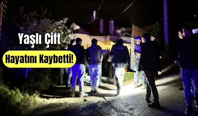 Konya'da evlerinde çıkan yangında dumandan etkilenen yaşlı çift öldü