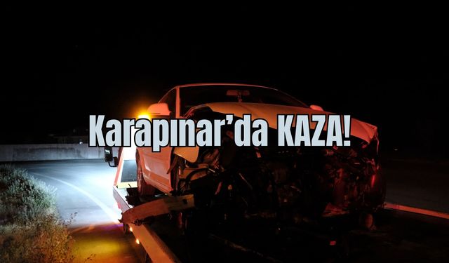 Karapınar'da Kaza!