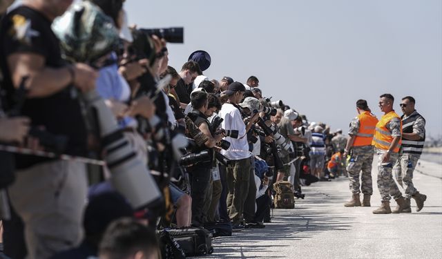Uluslararası Anadolu Kartalı-2025 Eğitimi'nin hava fotoğrafçıları günü yapıldı