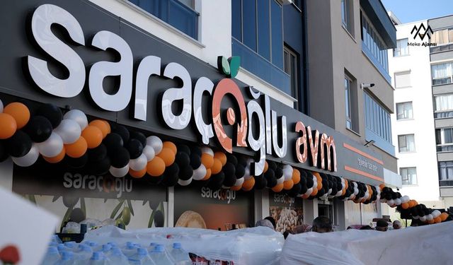 Karapınar’da Saraçoğlu AVM’nin yeni şubesi açıldı