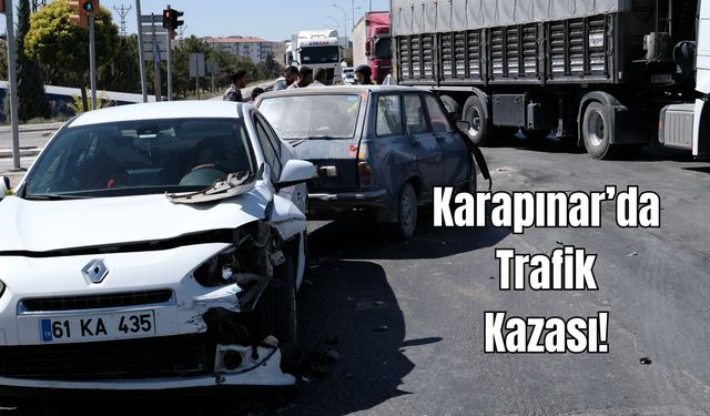 Karapınar’da Trafik Kazası