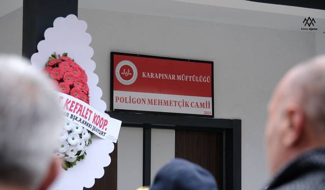 Karapınar’da Poligon Mehmetçik Camii Açıldı
