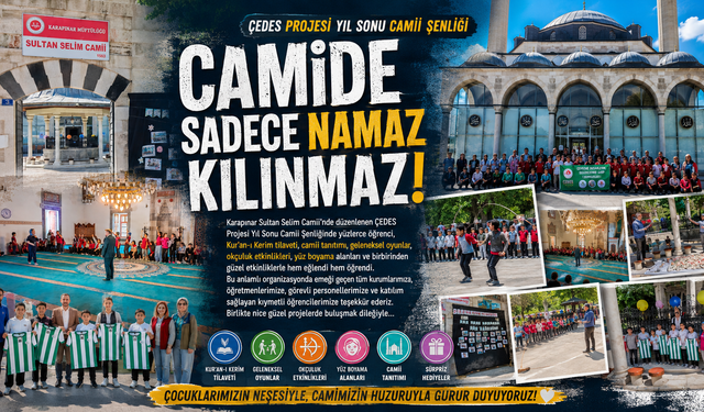 Camii'de sadece namaz kılınmaz!