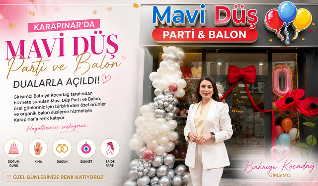 Karapınar’da “Mavi Düş Parti ve Balon” Hizmete Açıldı