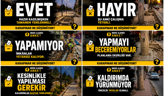 Karapınar'da Büyük Soru: Belediye Kaldırımlardan Çekiniyor Mu?