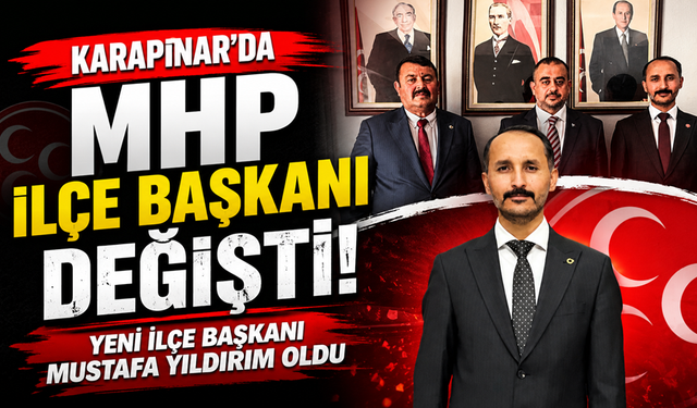 MHP Karapınar'da Bayrak Değişimi!